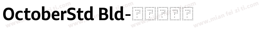 OctoberStd Bld字体转换